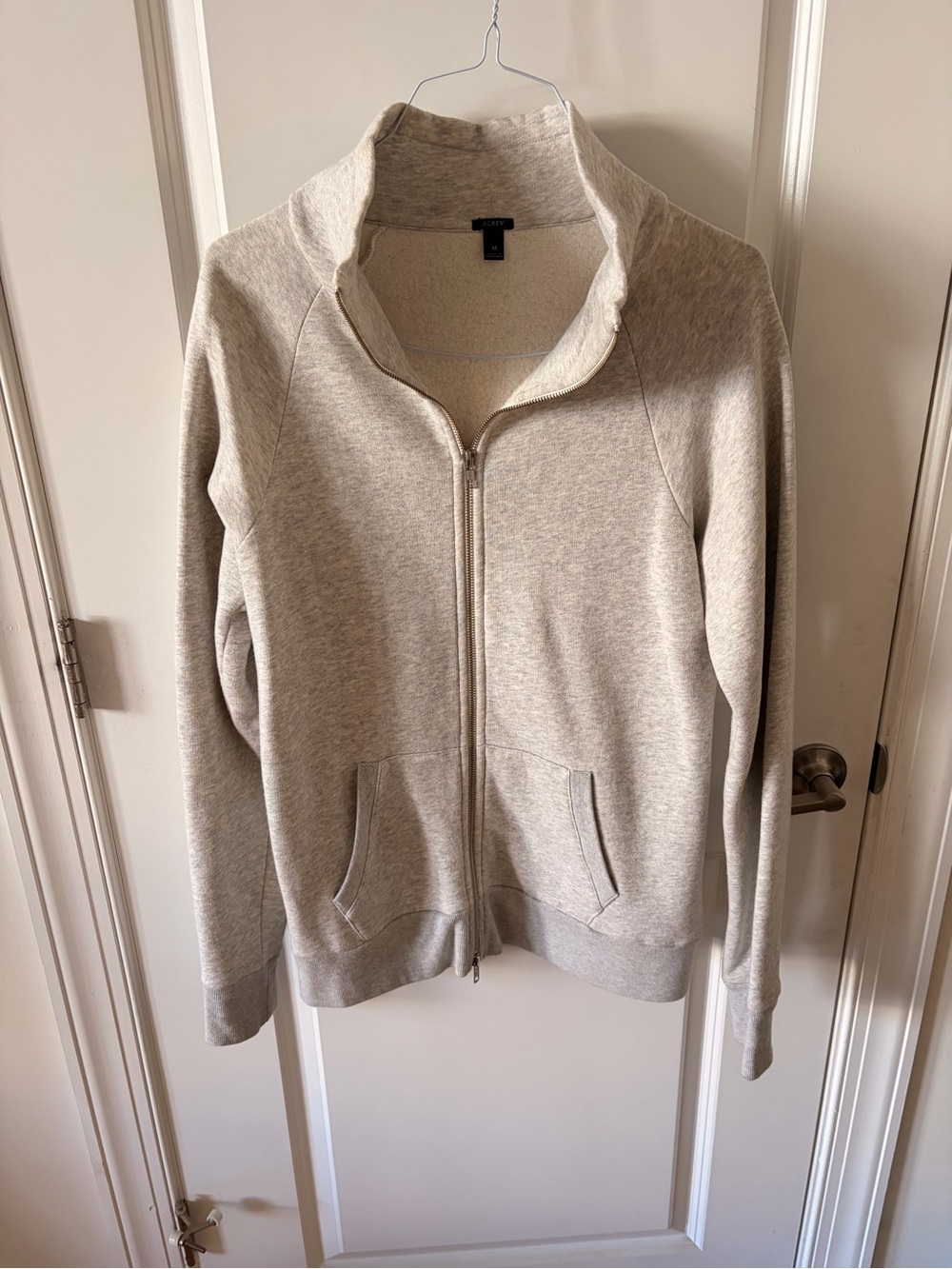 J. Crew Light Heather Gray Crewneck Sweatshirt